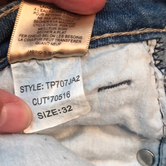 See Thru Soul Bootcut Jeans 32, probably long - Picture 3 of 3